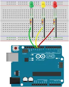 Traffic Light System: How To Simulate a Traffic Signal Using LEDs ...