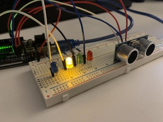 Combine Sensors to Control LEDs and Arduino: Ultrasonic sensor