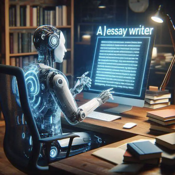 Imagine having an AI essay writer but a robot humanoid