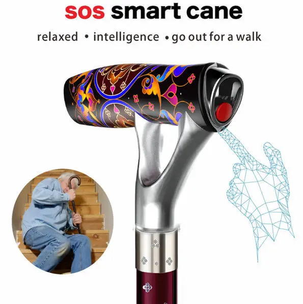 smart walking stick with fall detection