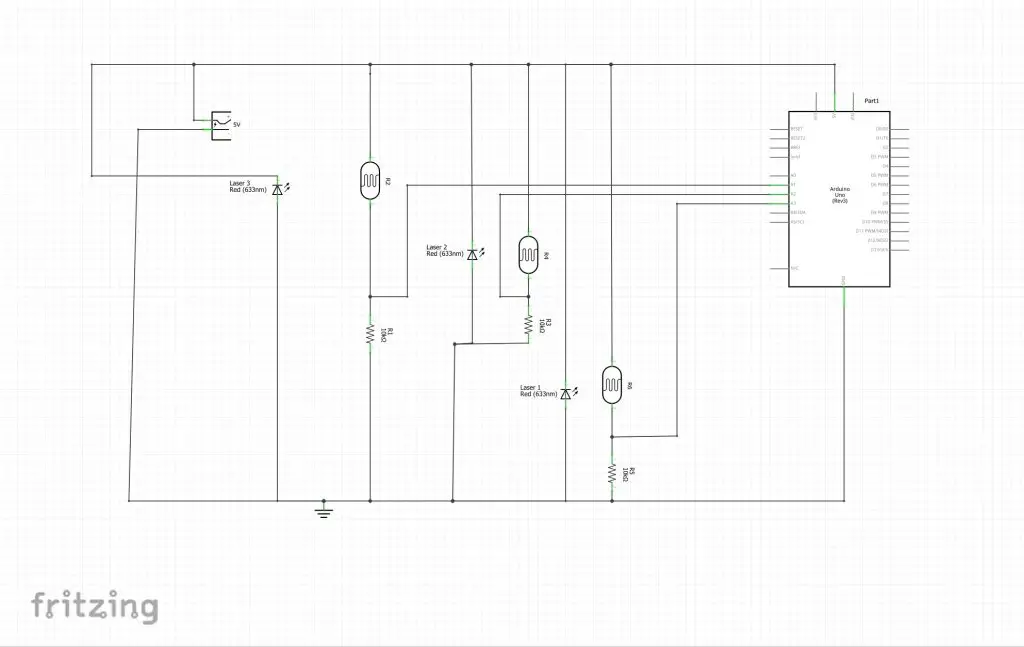 schematic diagram of the soil erosion detection using Arduino Uno